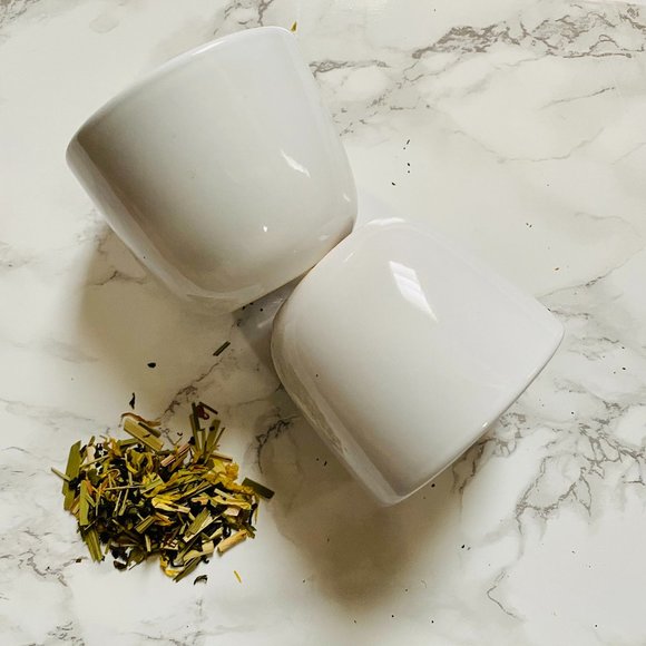 Chinese Asian Stonewear Tea Cups - set of two - Picture 2 of 2